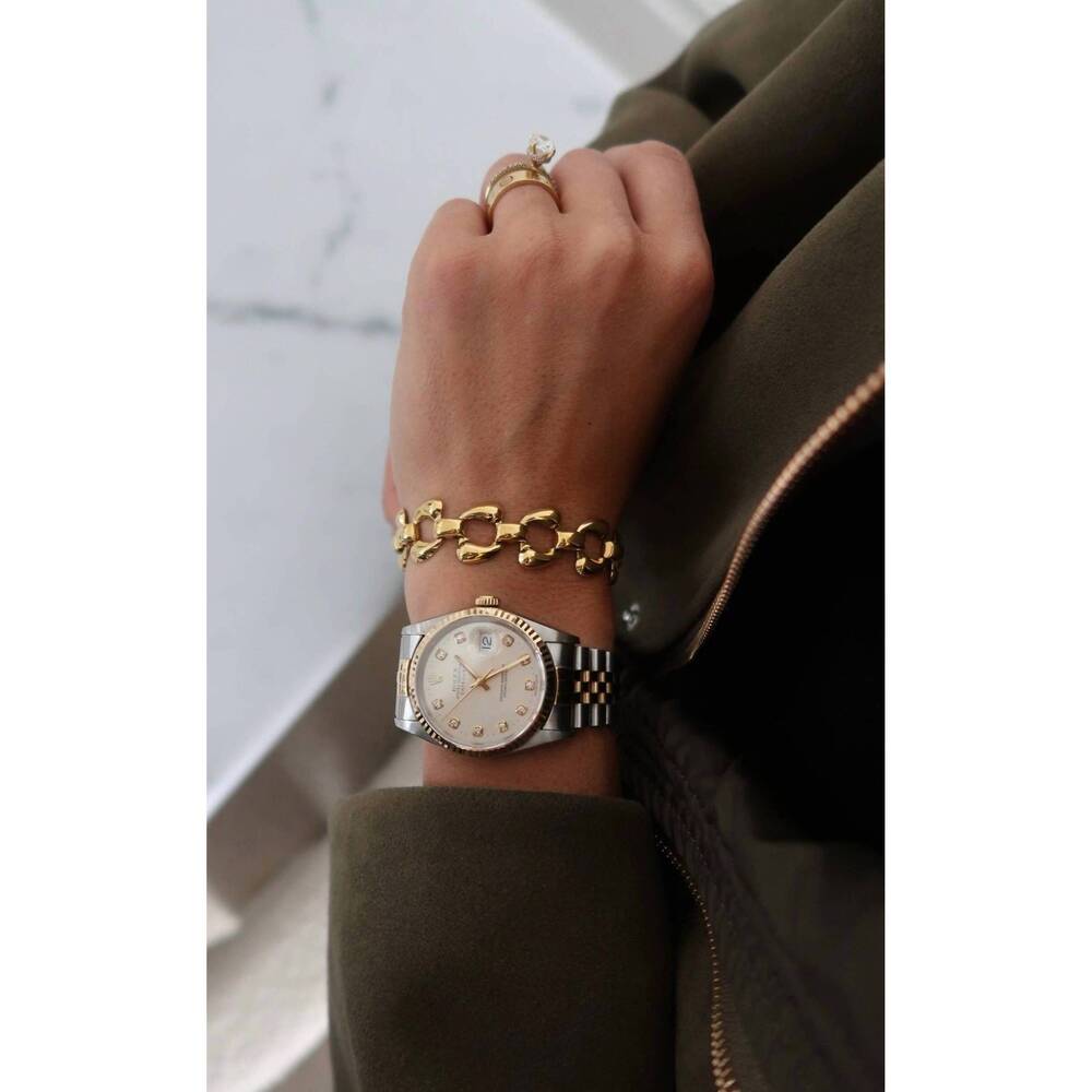 NEW CHANSUTTPEARLS women's riley bracelet in gold